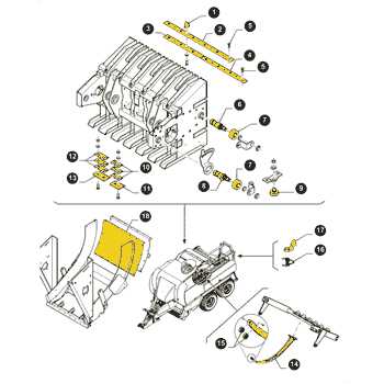 john deere 435 baler parts diagram