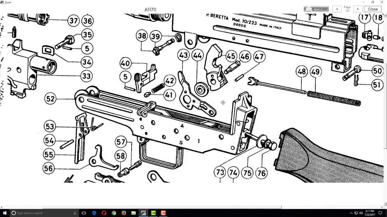 henry rifle parts diagram