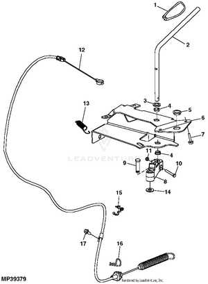 john deere la115 mower deck parts diagram