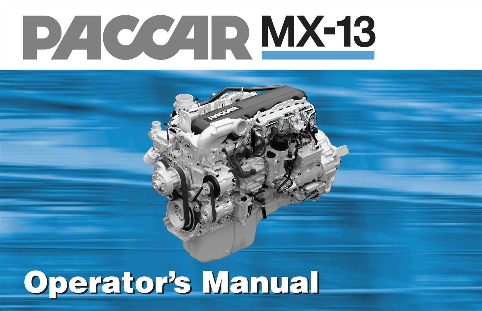 paccar mx 13 engine parts diagram