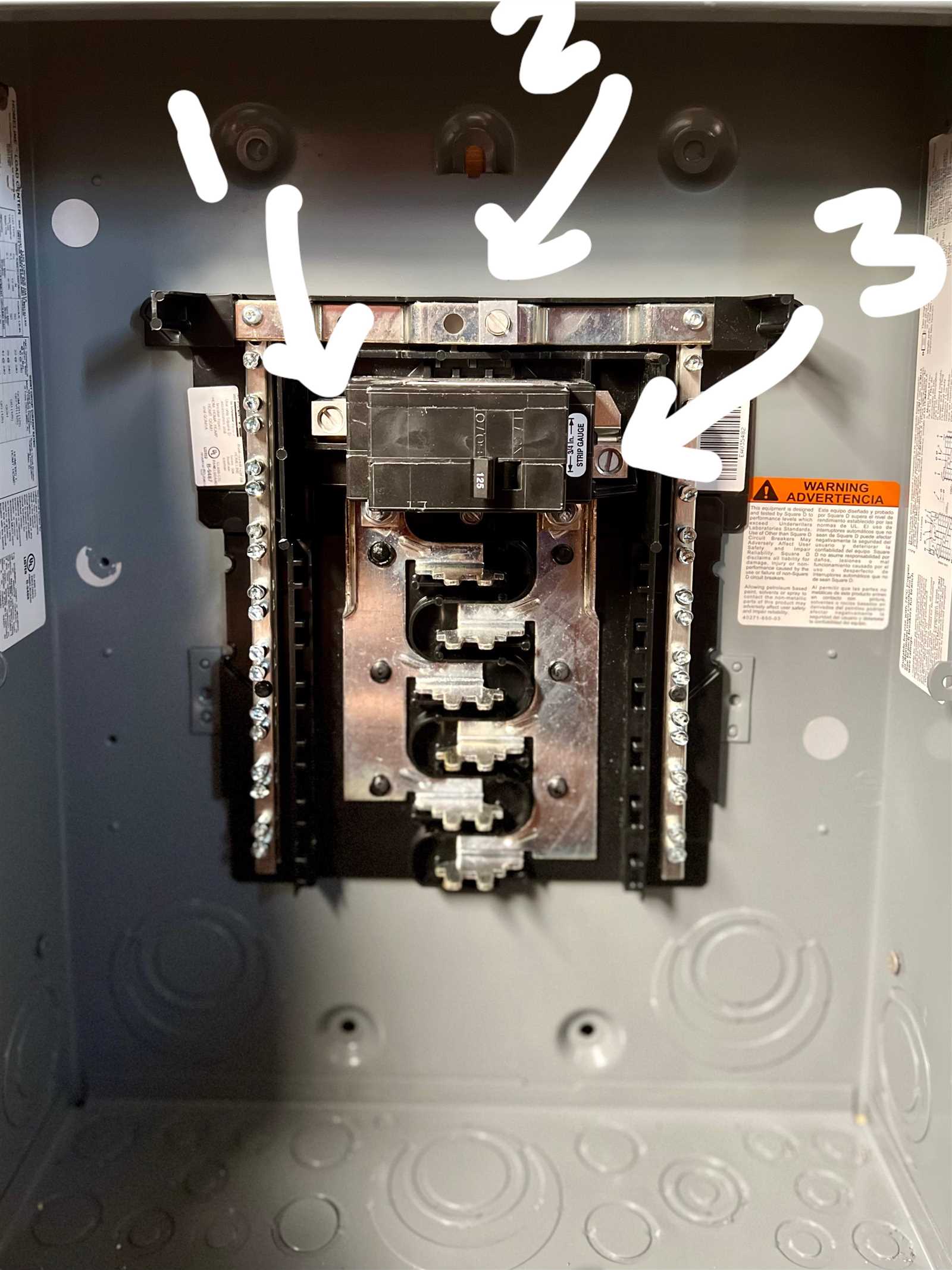 electrical panel parts diagram