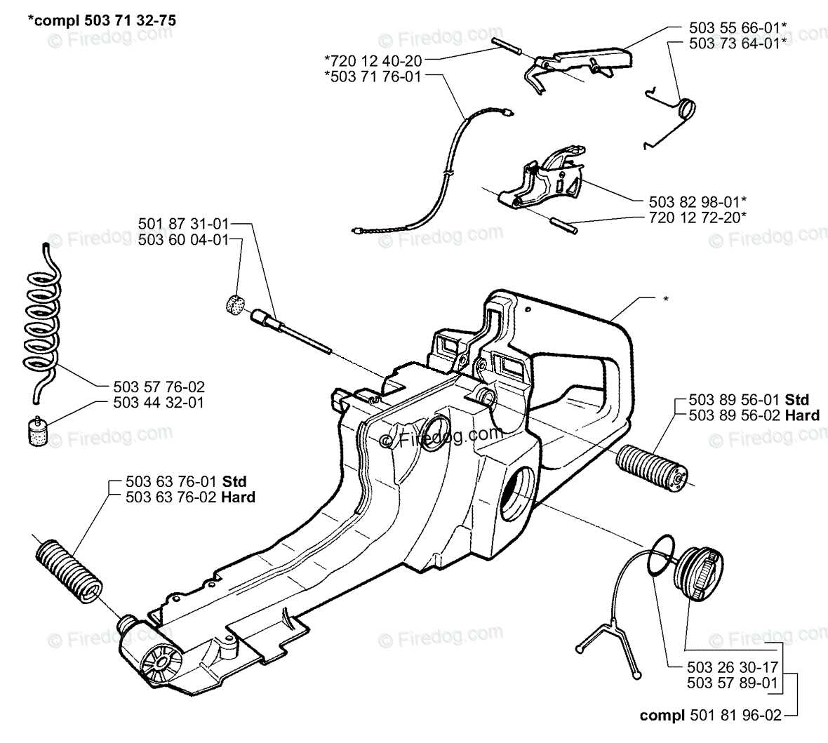 husqvarna 372 xp parts diagram