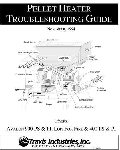 pellet stove parts diagram