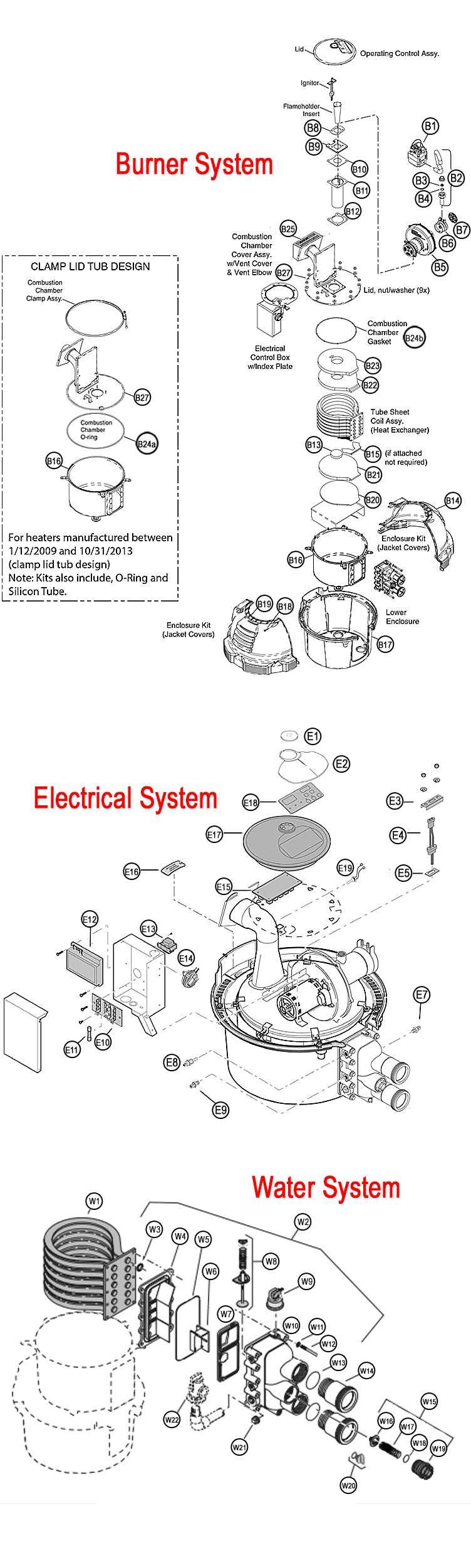 pentair mastertemp parts diagram