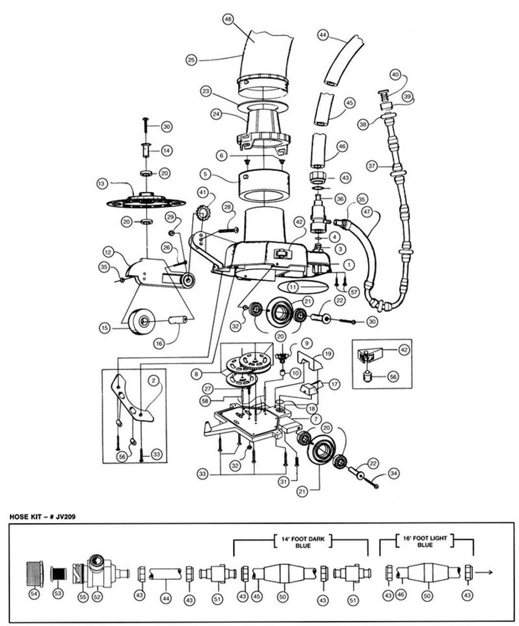 pentair racer parts diagram