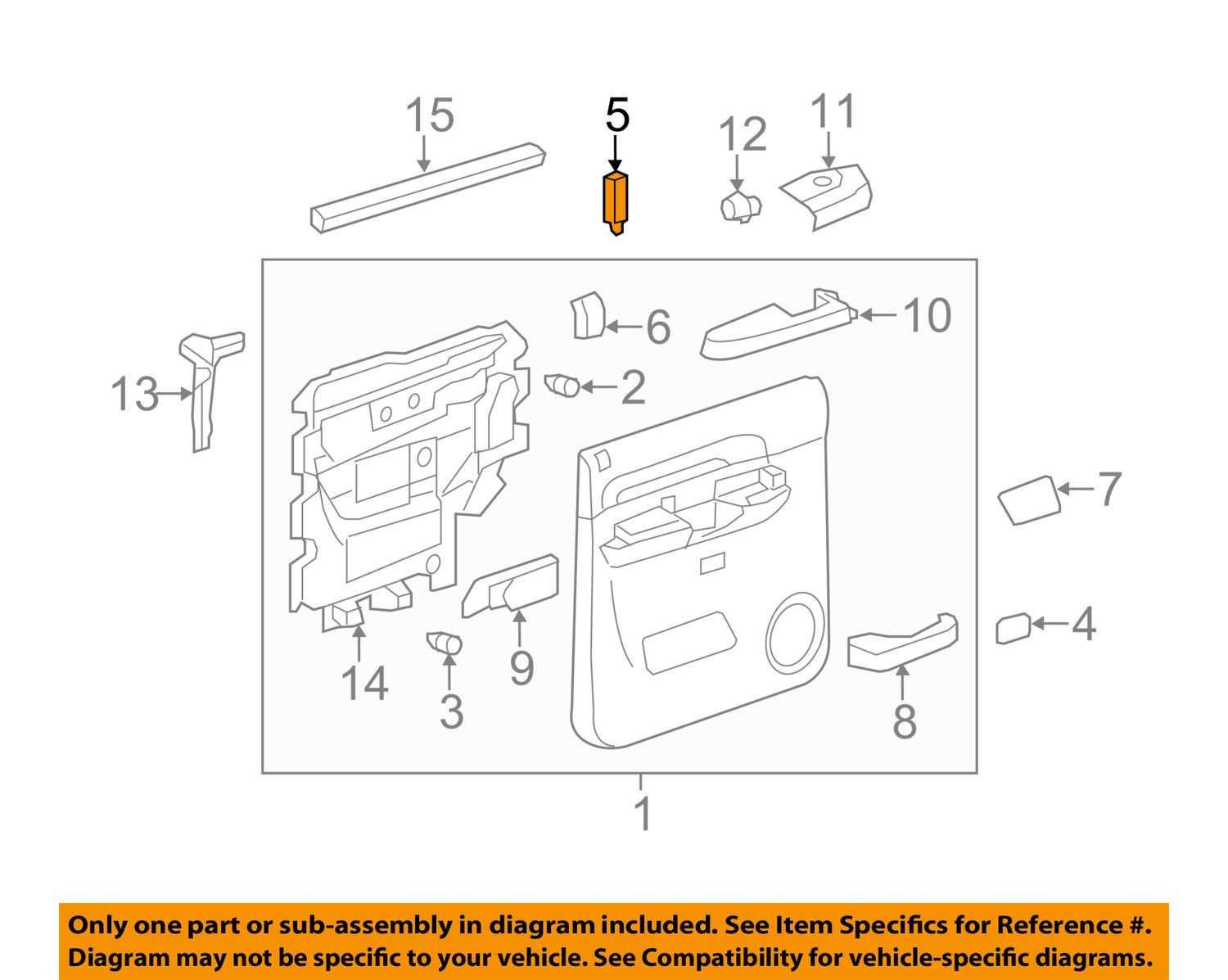 chevy silverado door parts diagram