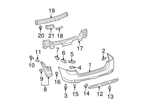 toyota highlander parts diagram