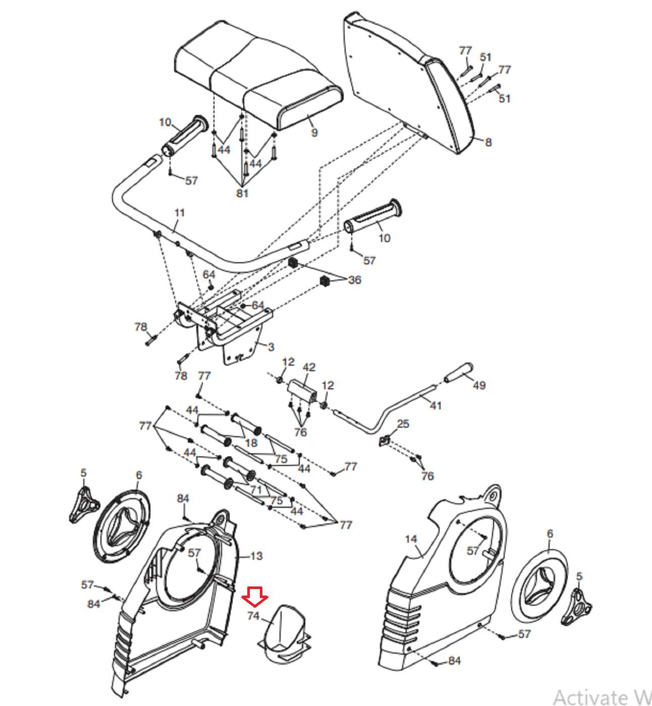 troy bilt tb110 parts diagram