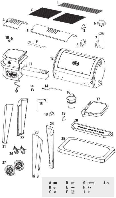 pit boss grill parts diagram