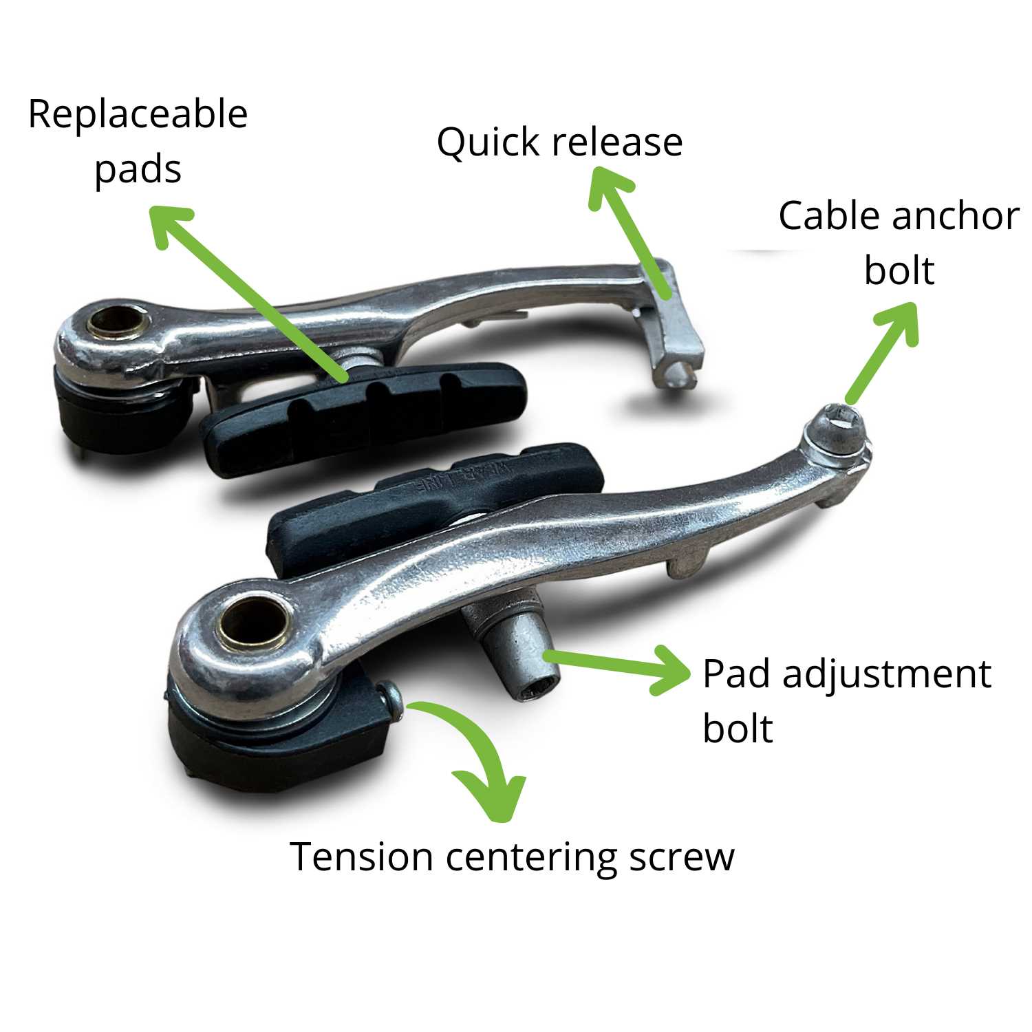 bike brake parts diagram