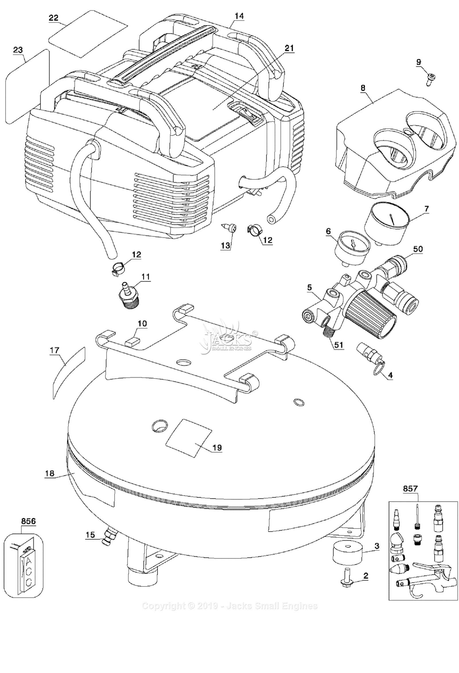 porter cable fr350 parts diagram