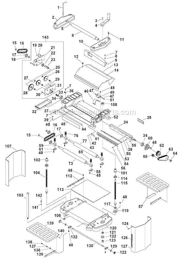 porter cable parts diagram