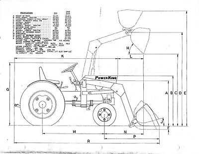 power king tractor parts diagram