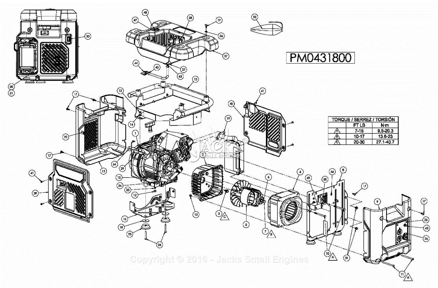 powermate edger parts diagram