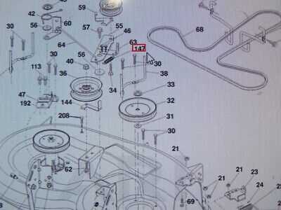 ariens 42 inch riding mower parts diagram