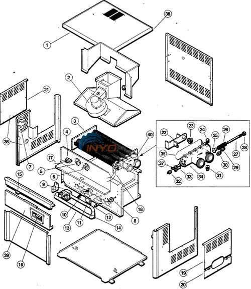 propane heater parts diagram