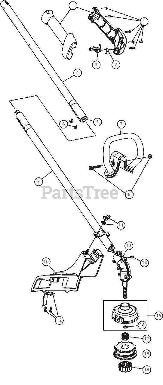 remington string trimmer parts diagram