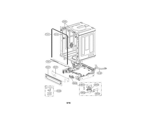 lg dishwasher parts diagram