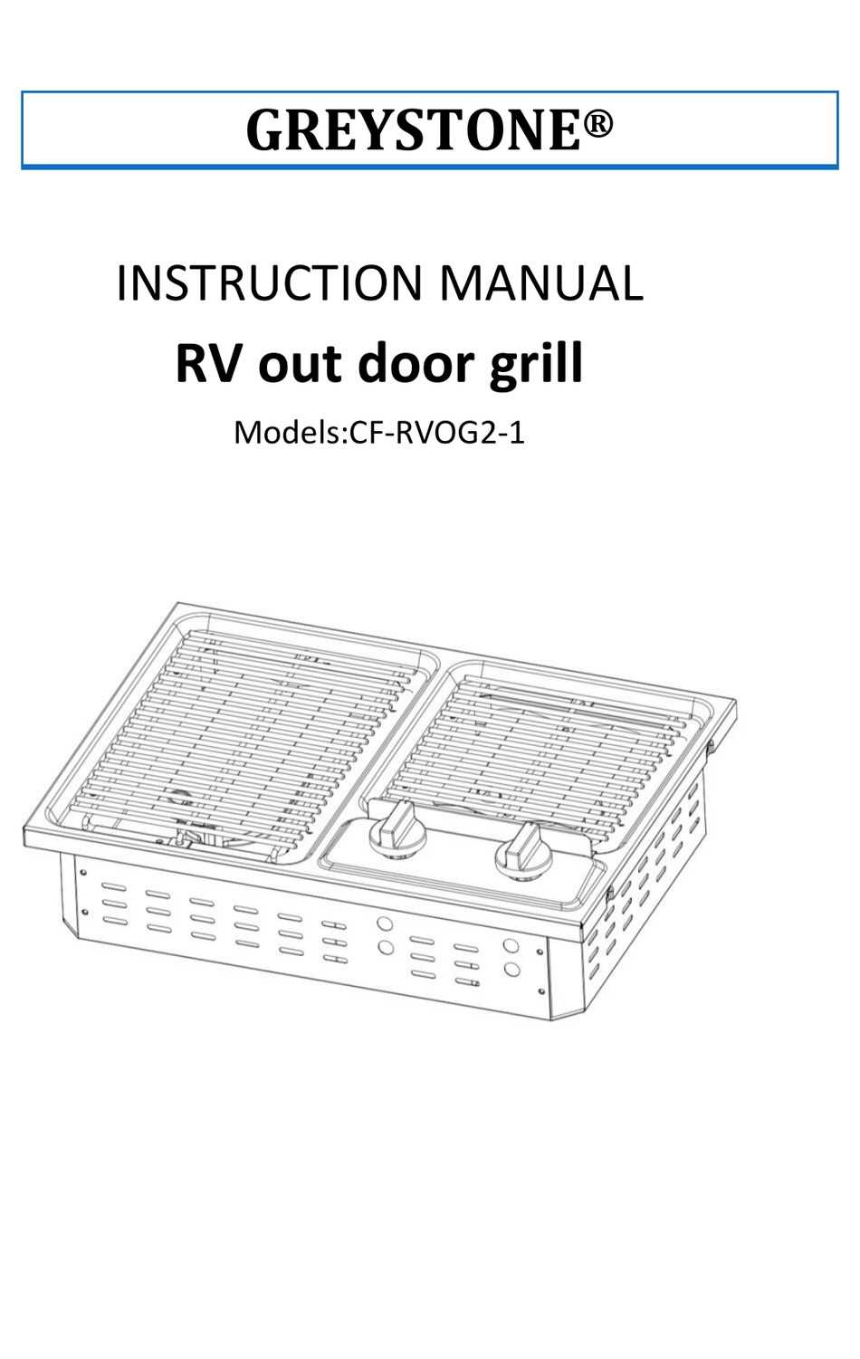 greystone cf rv17 parts diagram