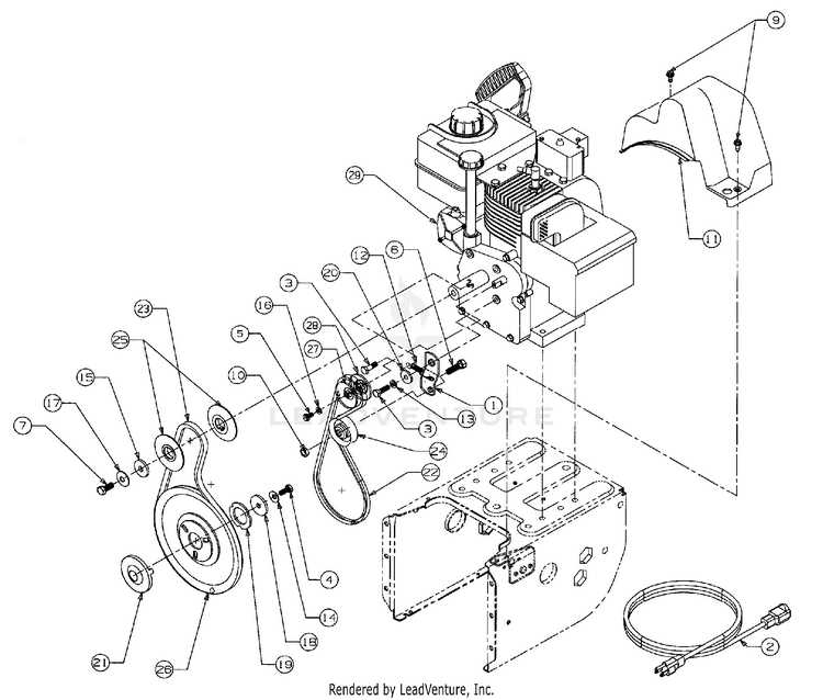 toro snow thrower parts diagram