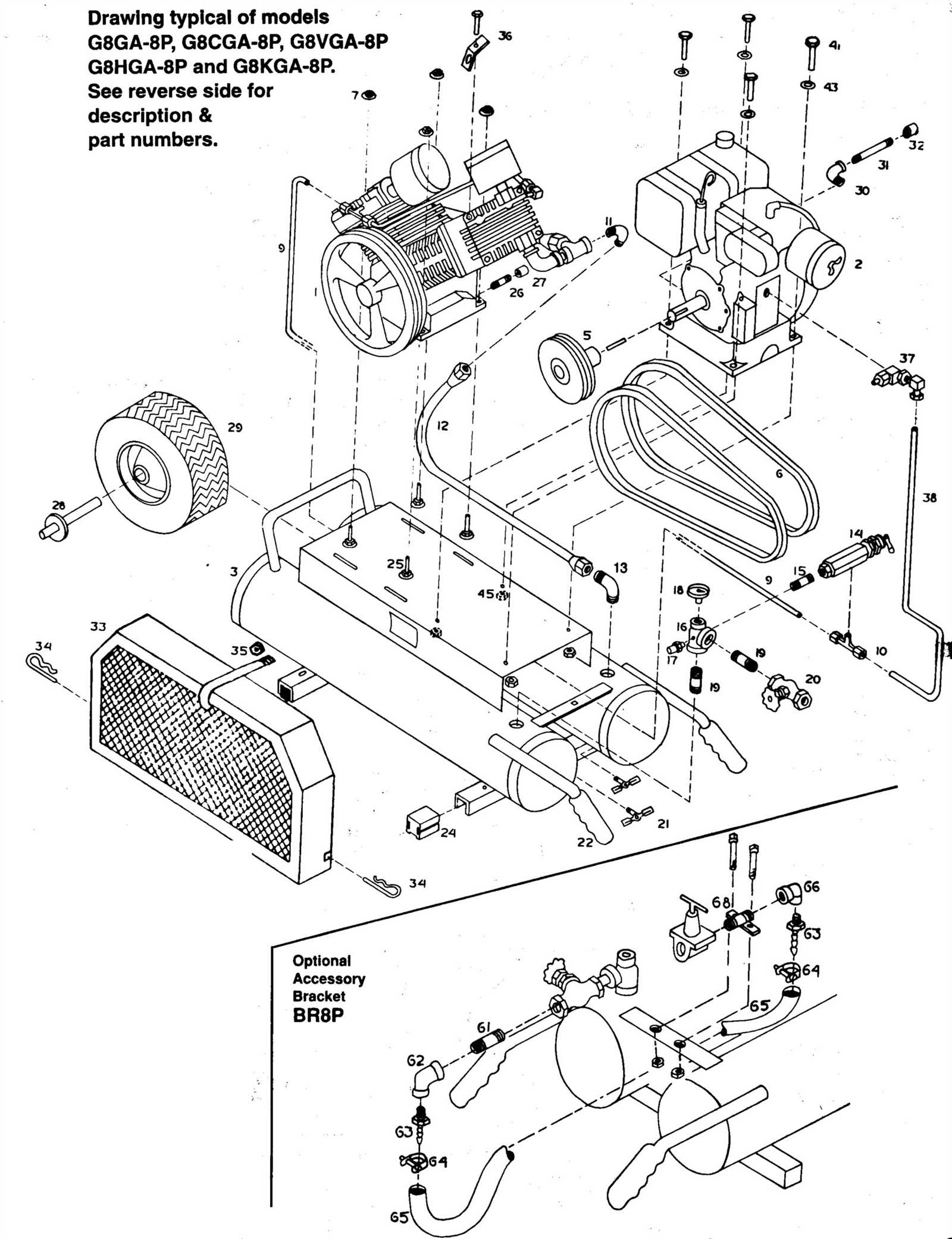 quincy compressor parts diagram