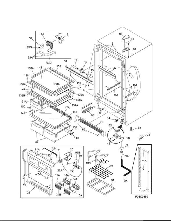 kenmore side by side refrigerator parts diagram