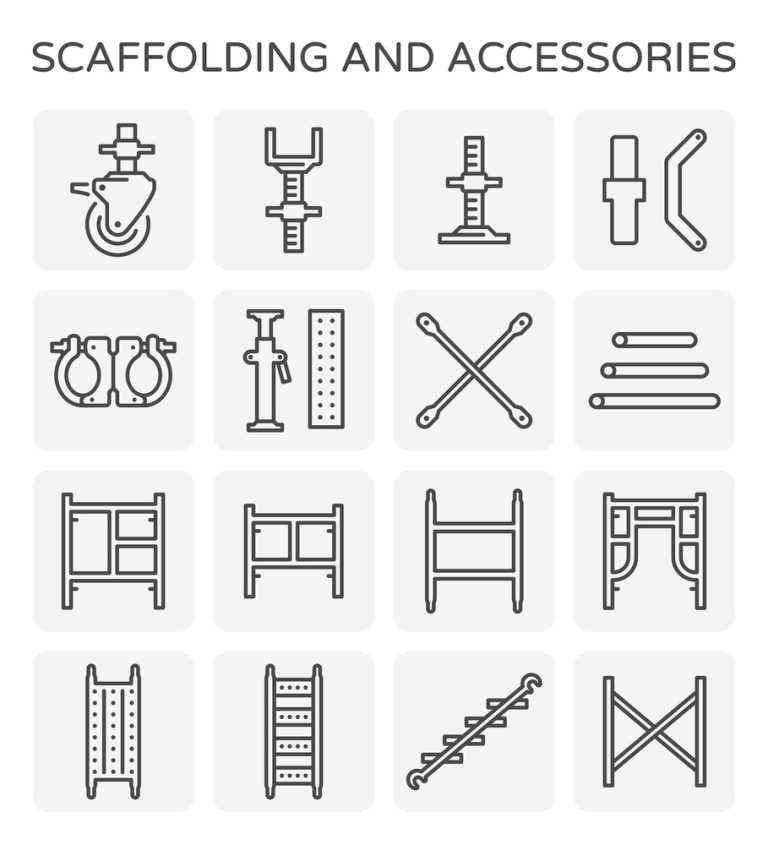 scaffold parts diagram