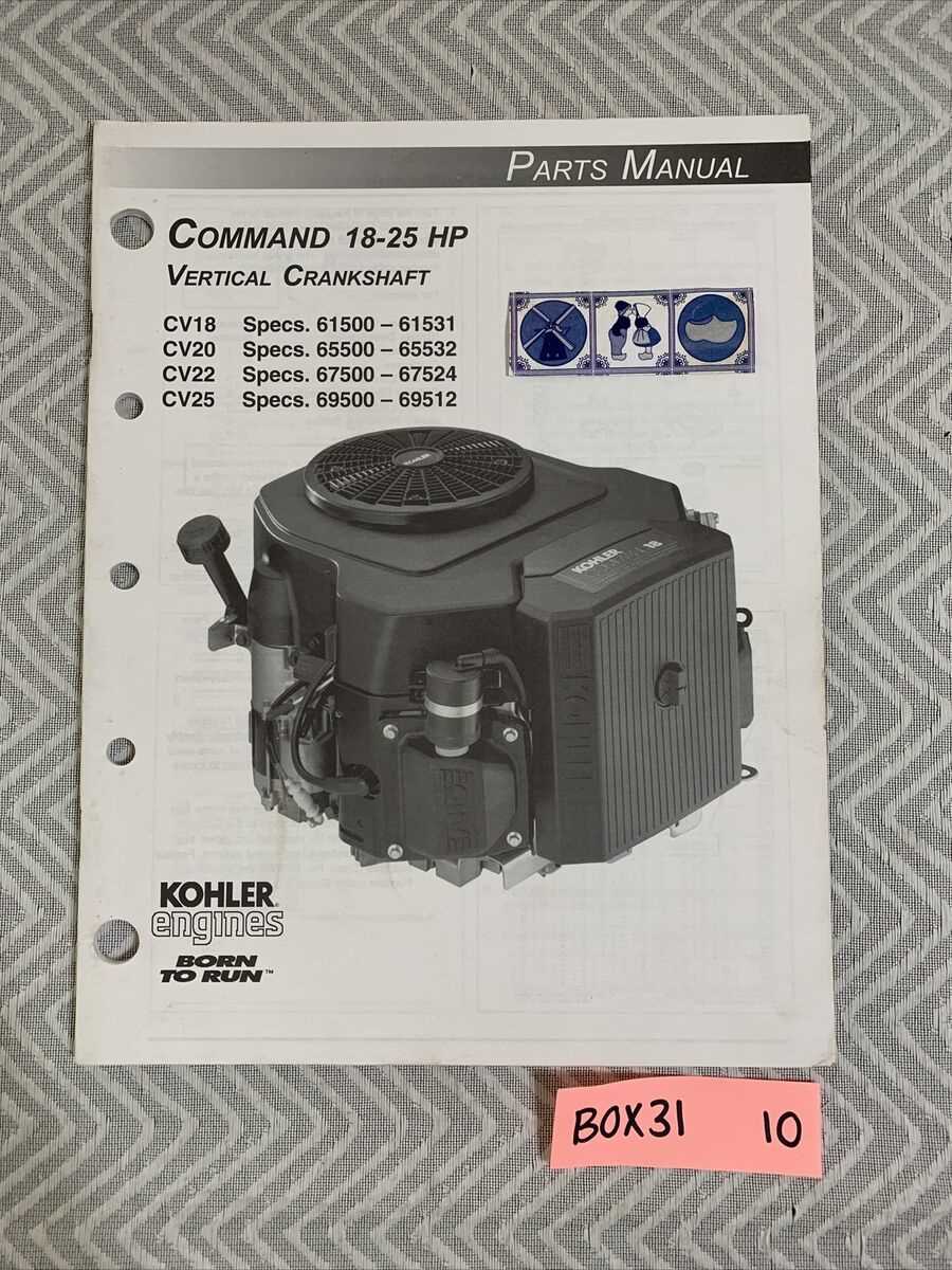 kohler courage 20 parts diagram