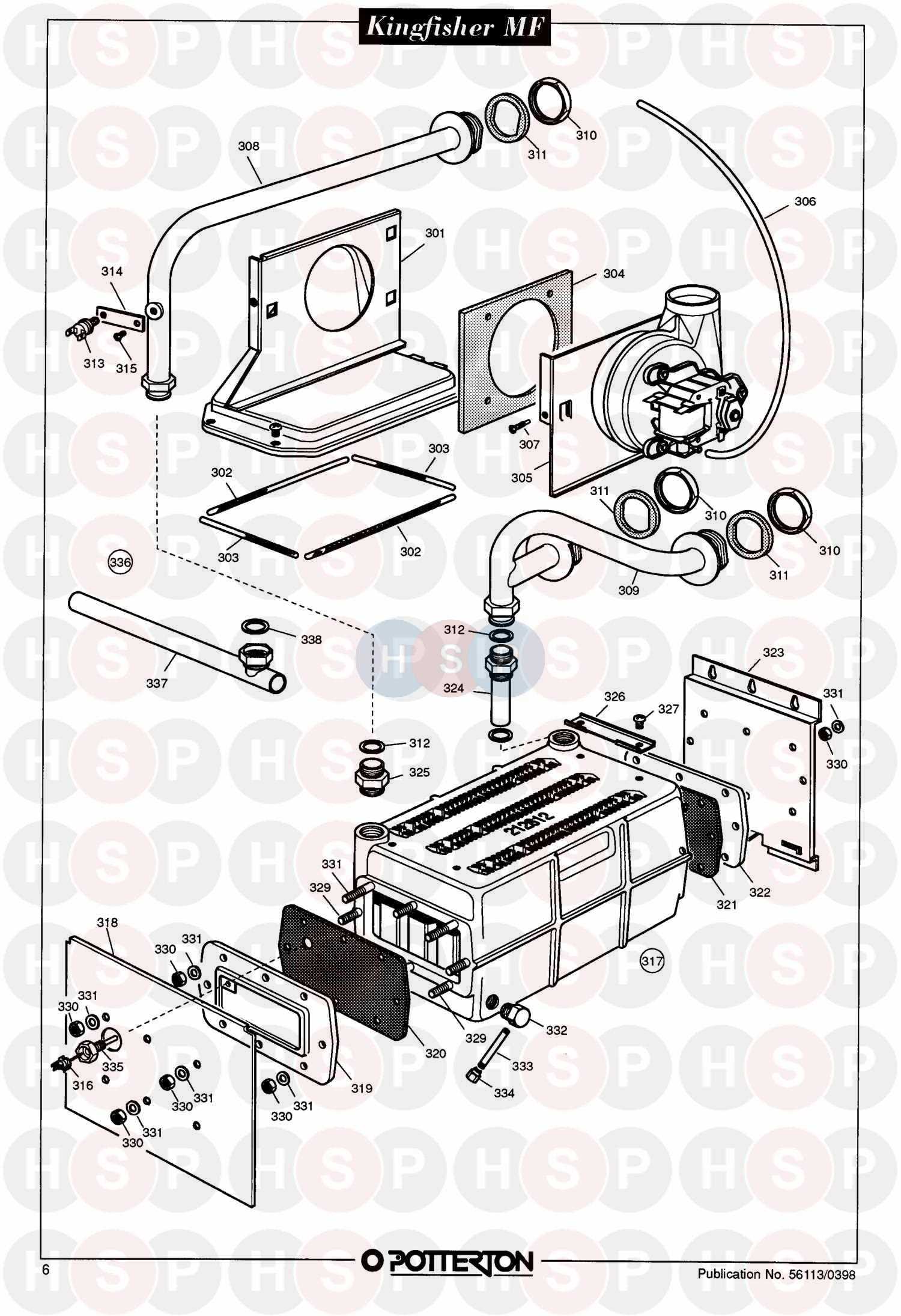 hydro flame furnace parts diagram