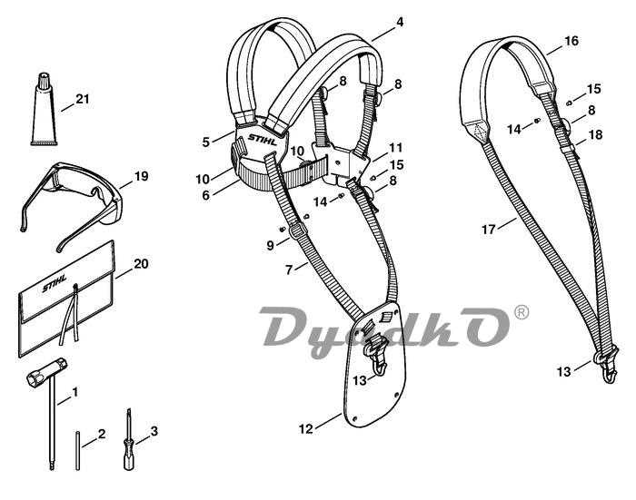 stihl fs100rx parts diagram