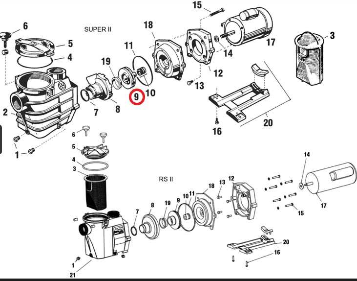 hayward super pump 2 parts diagram