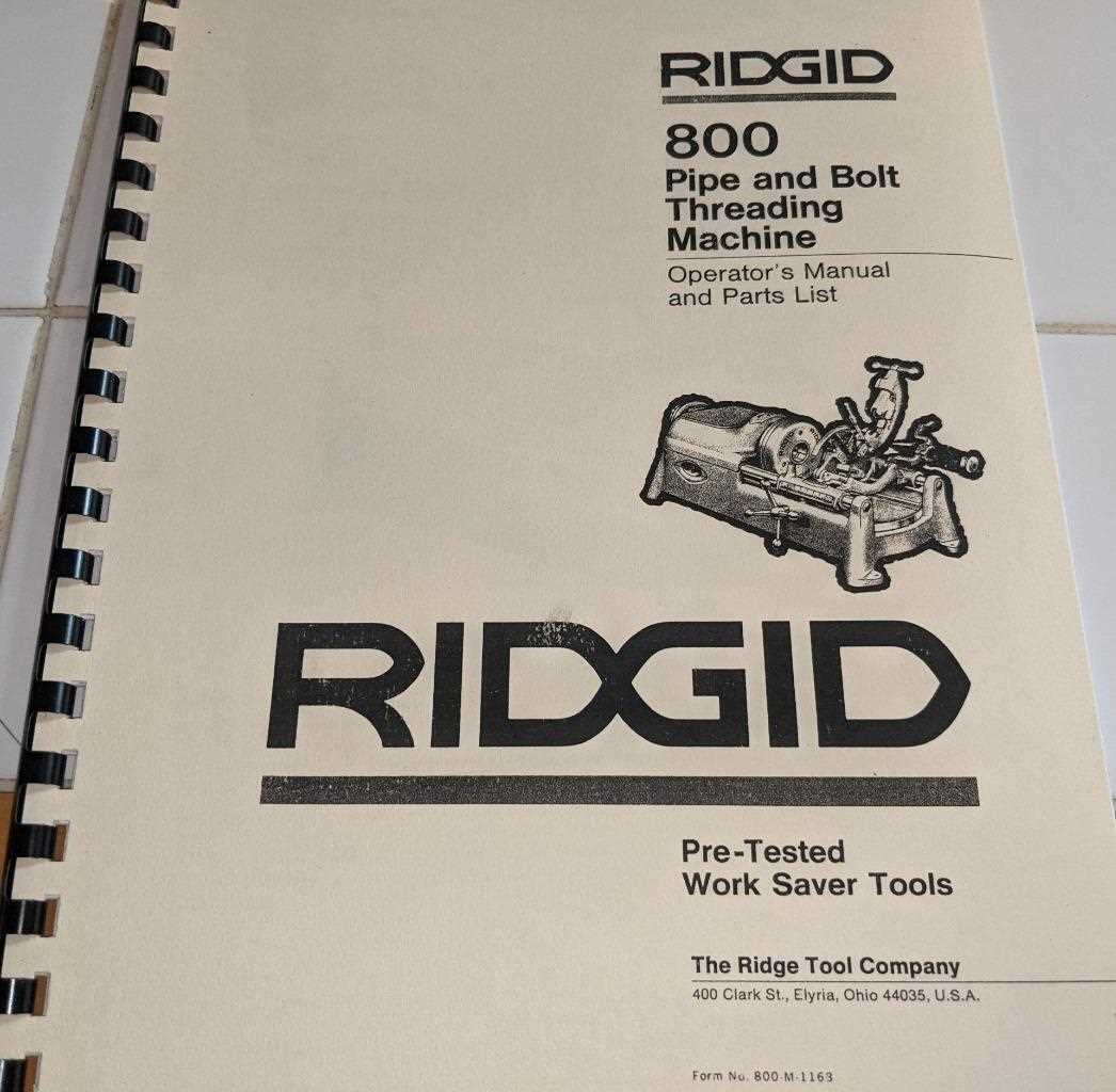 ridgid 700 parts diagram