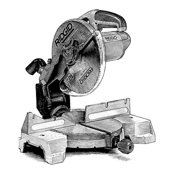 ridgid miter saw parts diagram