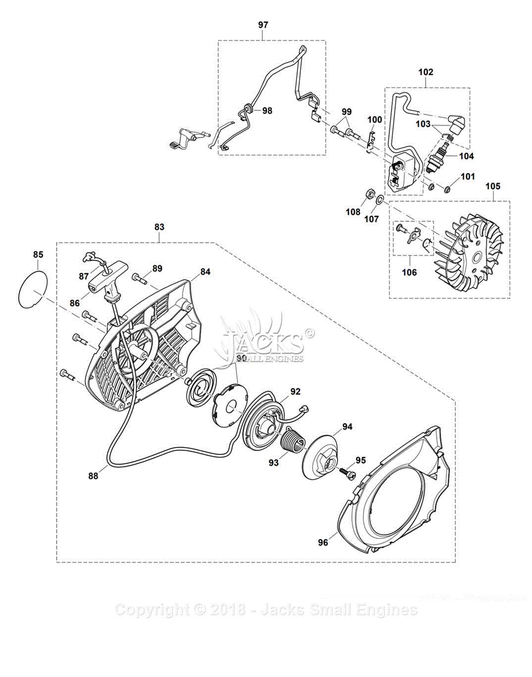 stihl 462 parts diagram