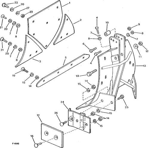 moldboard plow parts diagram