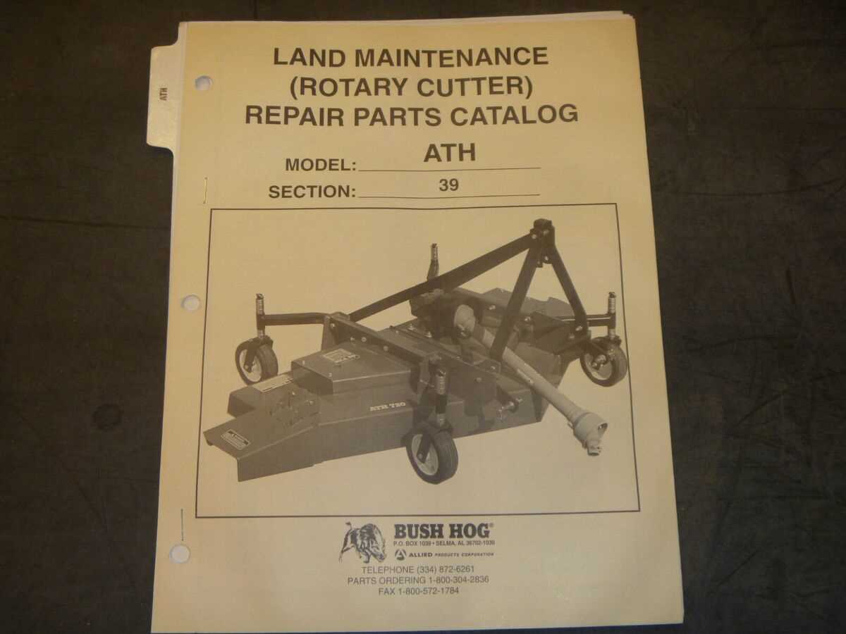 rotary cutter parts diagram