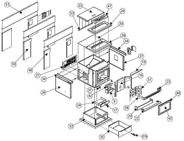 whitfield pellet stove parts diagram