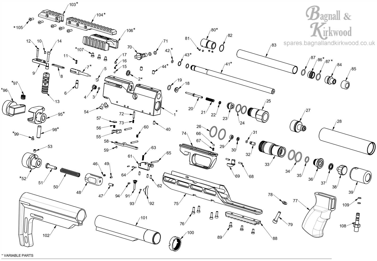 ruger 10 22 parts diagram