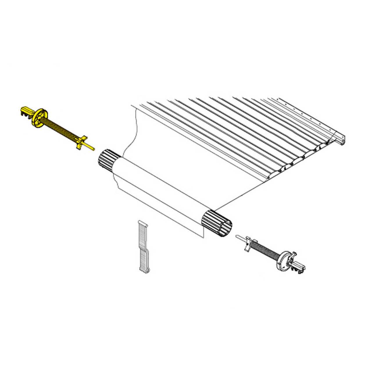 rv awning parts diagram