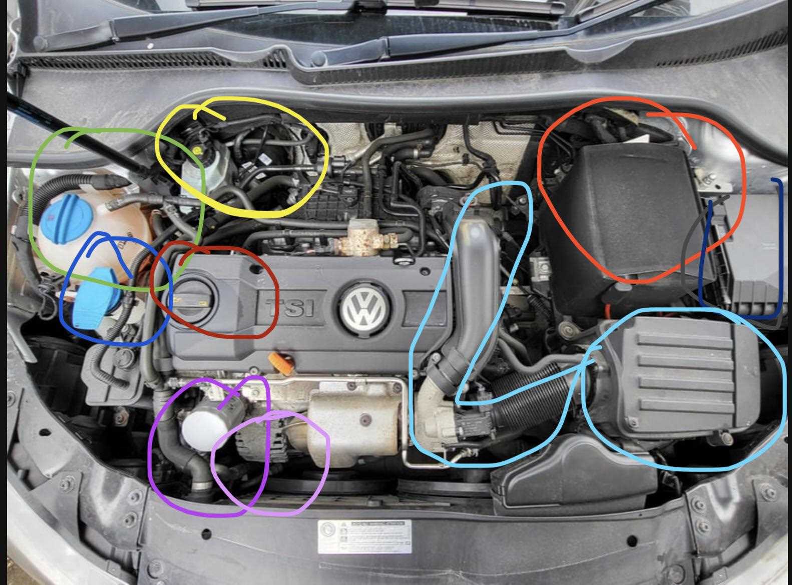 vw 2.0 tsi engine parts diagram