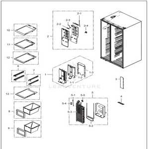 samsung rs25h5111sr parts diagram