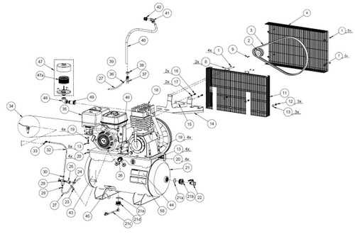 sanborn air compressor parts diagram