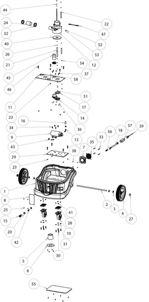 sanitaire vacuum parts diagram