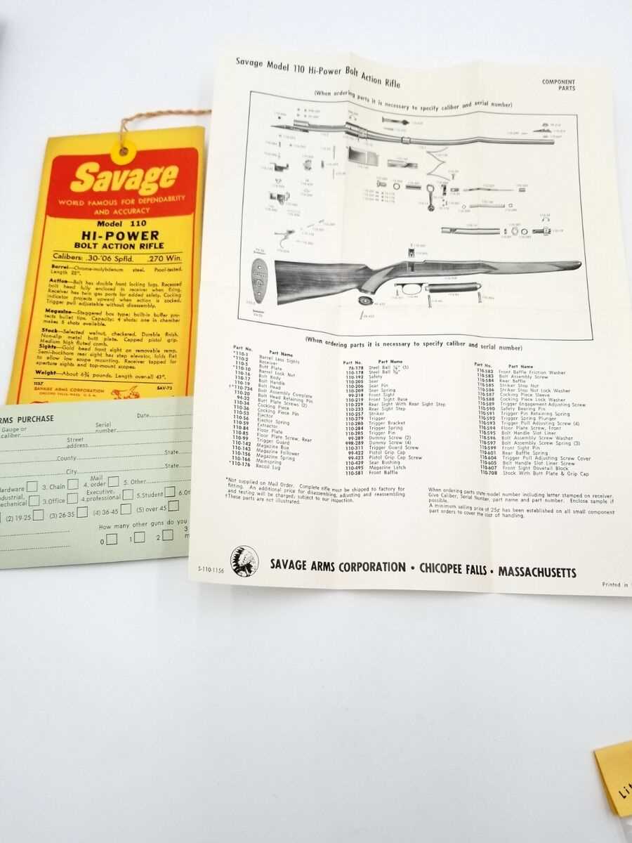 savage a22 parts diagram