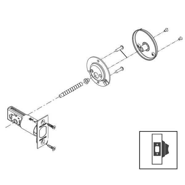 schlage deadbolt parts diagram