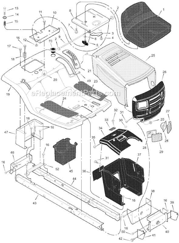 scotts riding lawn mower parts diagram