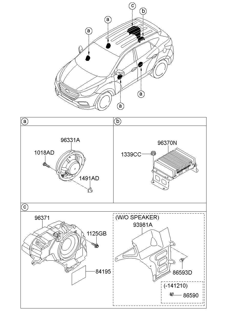 hyundai tucson parts diagram