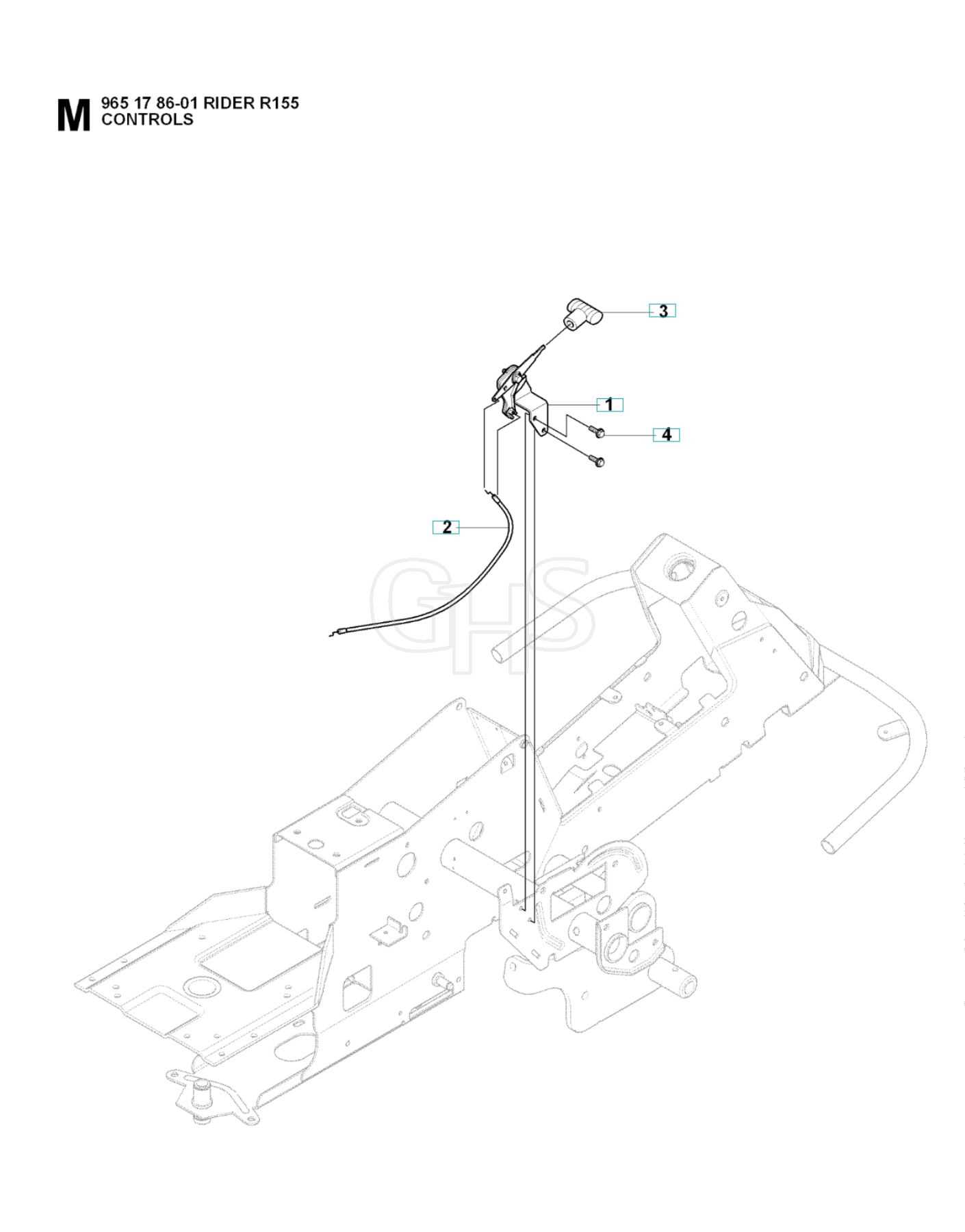 husqvarna rider 155 parts diagram