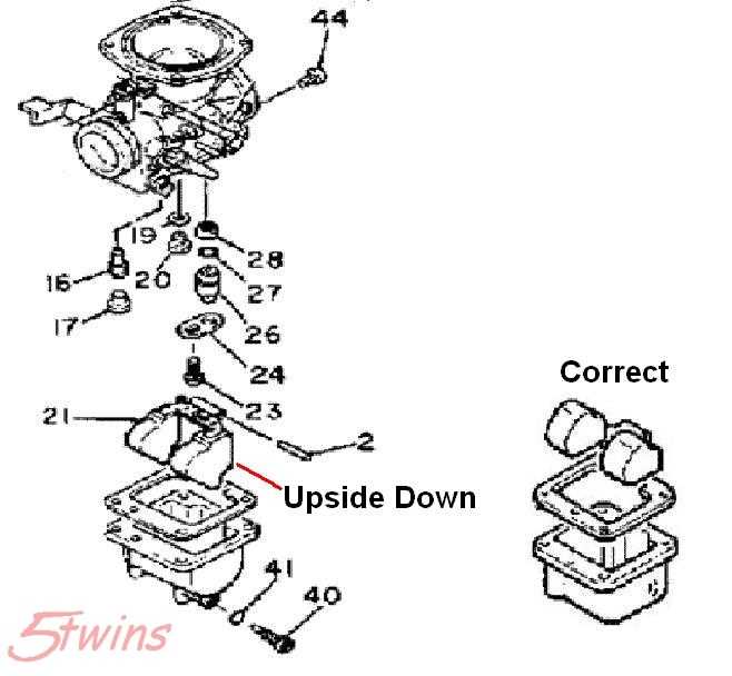 mikuni carburetor parts diagram