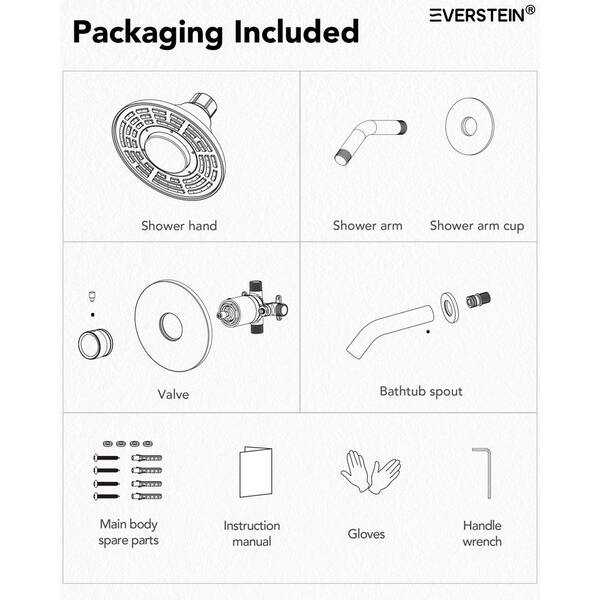 shower diagram parts